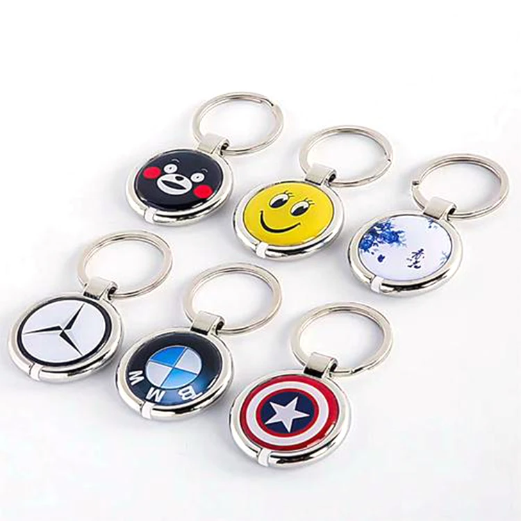 Metal Epoxy Ntag213 Key Chain Tag