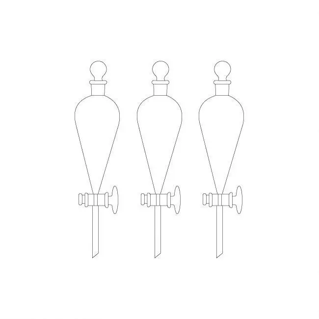 1543 Separatory Funnel Pear Shape