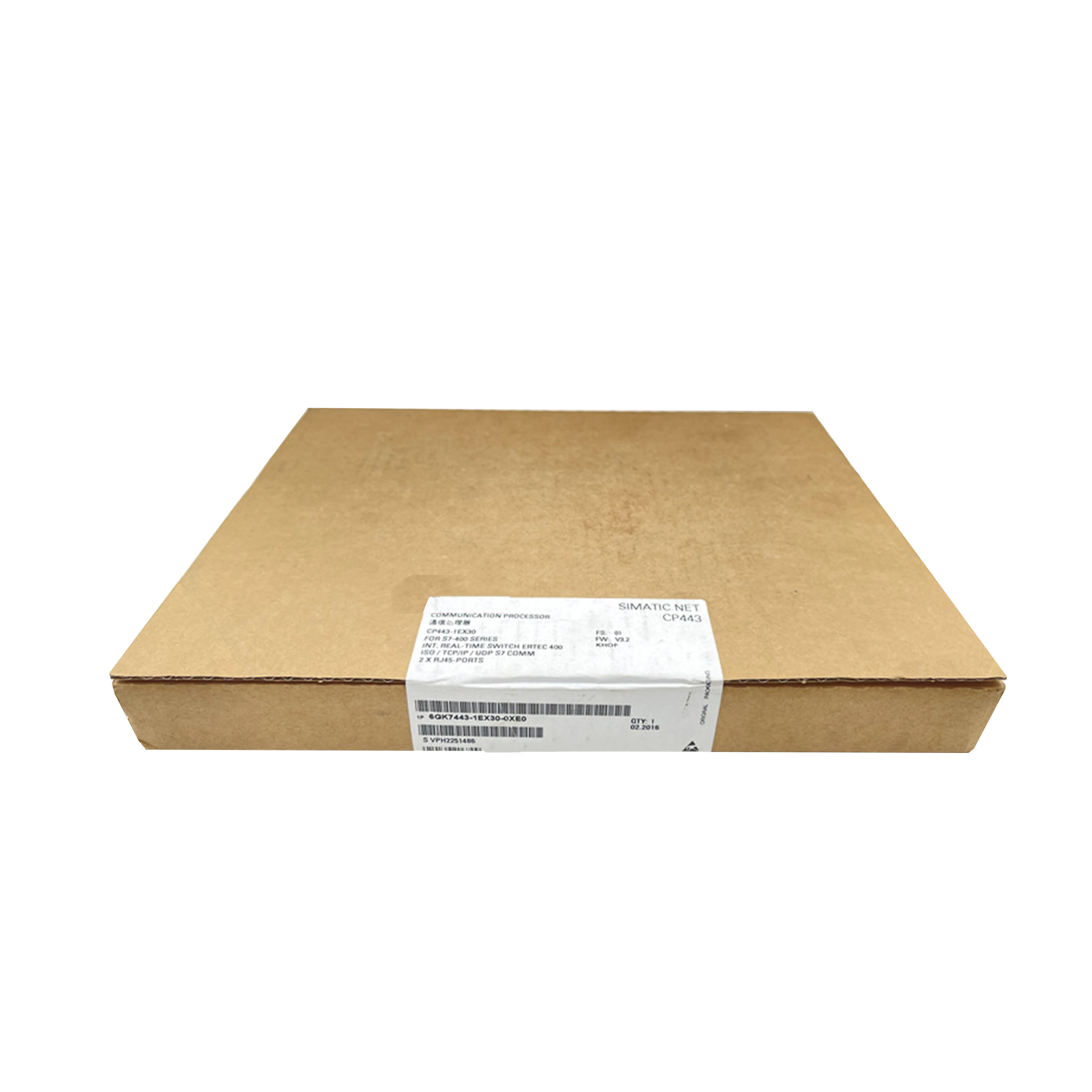 new original 6gk7443 1ex30 0xe0 s7 400 ethernet communication processor realizes profinet network data transmission stable plc networking and remote monitoring high speed bus communication-1