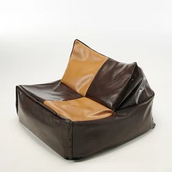 High quality living room coffee beans bags chair waterproof PU leather bean bag chair NO 1