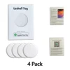 Paquete de 4 unidades, color blanco.