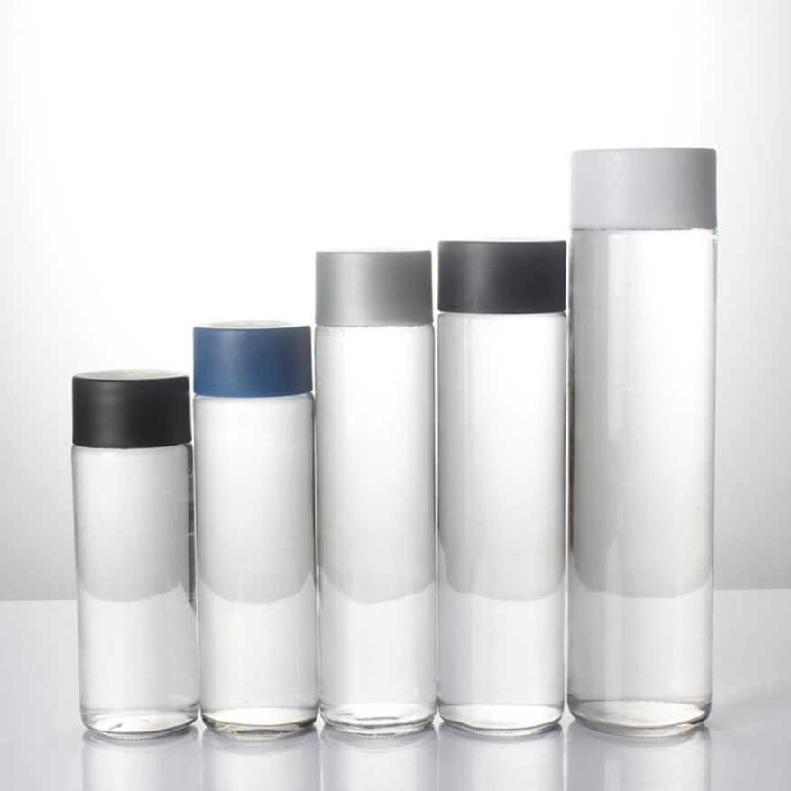 200ml500ml 375ml  750ml 800ml Juice Drinking Beverage Mineral Spring Water Voss Bouteille En Verre Glass Bottle