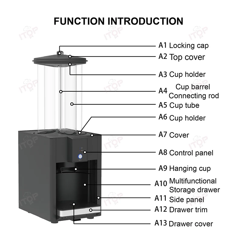 Automatic Paper Cup Holder - Efficient Vending Solution