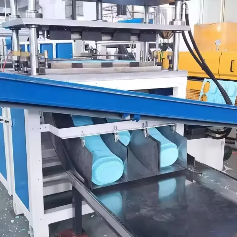Biodegradable Rice Husk Plate Machine Disposable Thermoforming Tableware Food Container Pla (Corn Starch) Plate Making Machine