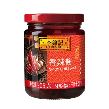 Lee Kum Kee 205g Spicy Chili Sauce Hot Pot Dipping BBQ Stir Fry Sauce for Dumplings Noodles Pancakes Home Restaurant Use