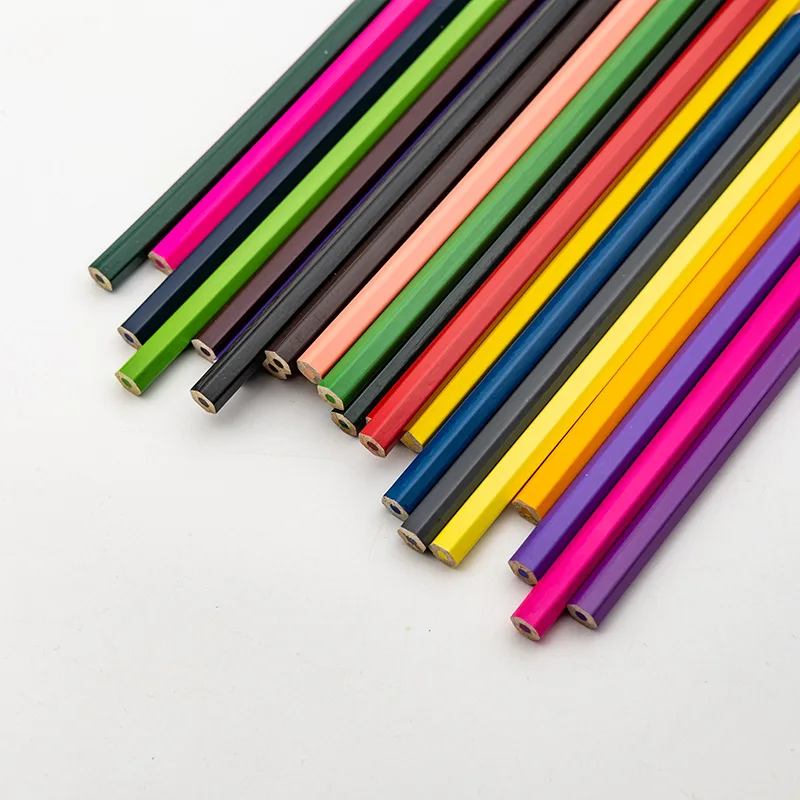 Набор акварельных карандашей 12/1824/36/48 цветов деревянные цветные детские карандаши для рисования