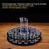 Round-24 holes+24 cups+1 decanter(Acrylic)