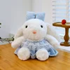 Princess rabbit-butterfly knot blue skirt crown