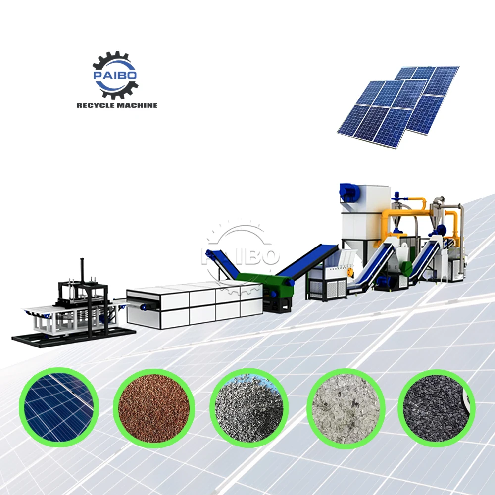 Solar Panel Recycling Equipment Plant