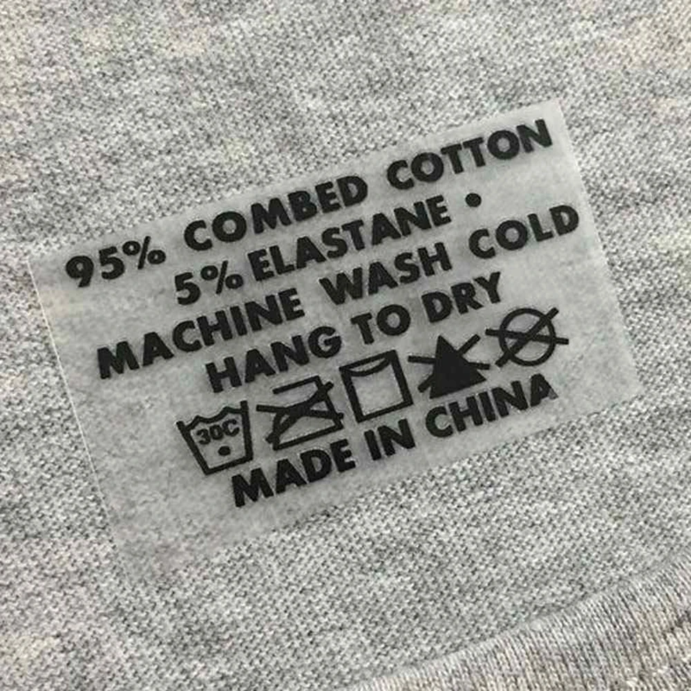 Custom Logo Printing Fabric Iron on Heat Transfer Stickers Heat Press Sticker for Clothes