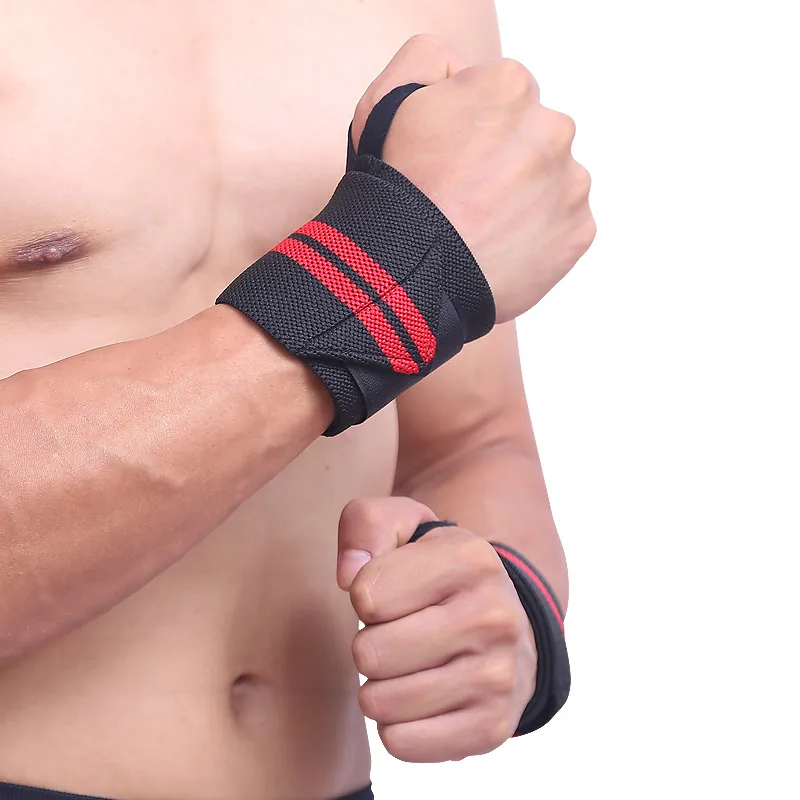 Aolikes Adjustable Elastic Wristbands Supports With Thumb Loop for Sports Wrist Protectors for Men and Women