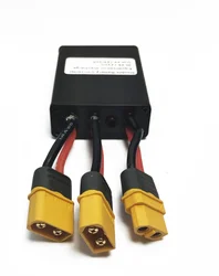 Двойной разъем для батареи 20-72 В увеличения емкости путем подключения двух батарей в параллельном модуле