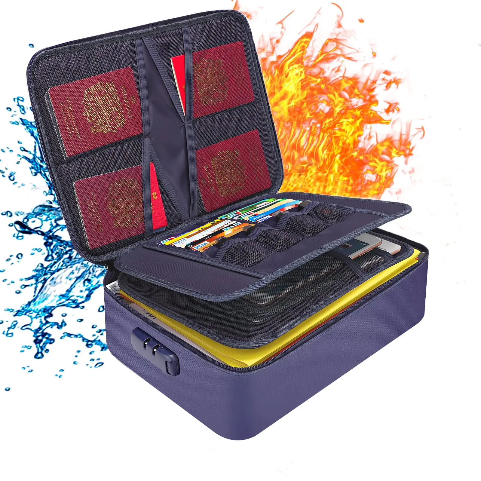 5.0 Cuft Extra Large Fireproof Safe Box For Hoe, Heavy Duty Digital