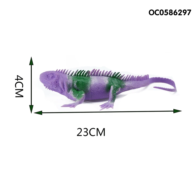 Kids Interesting Simulation Different Colorful Small Rubber Lizards Toys
