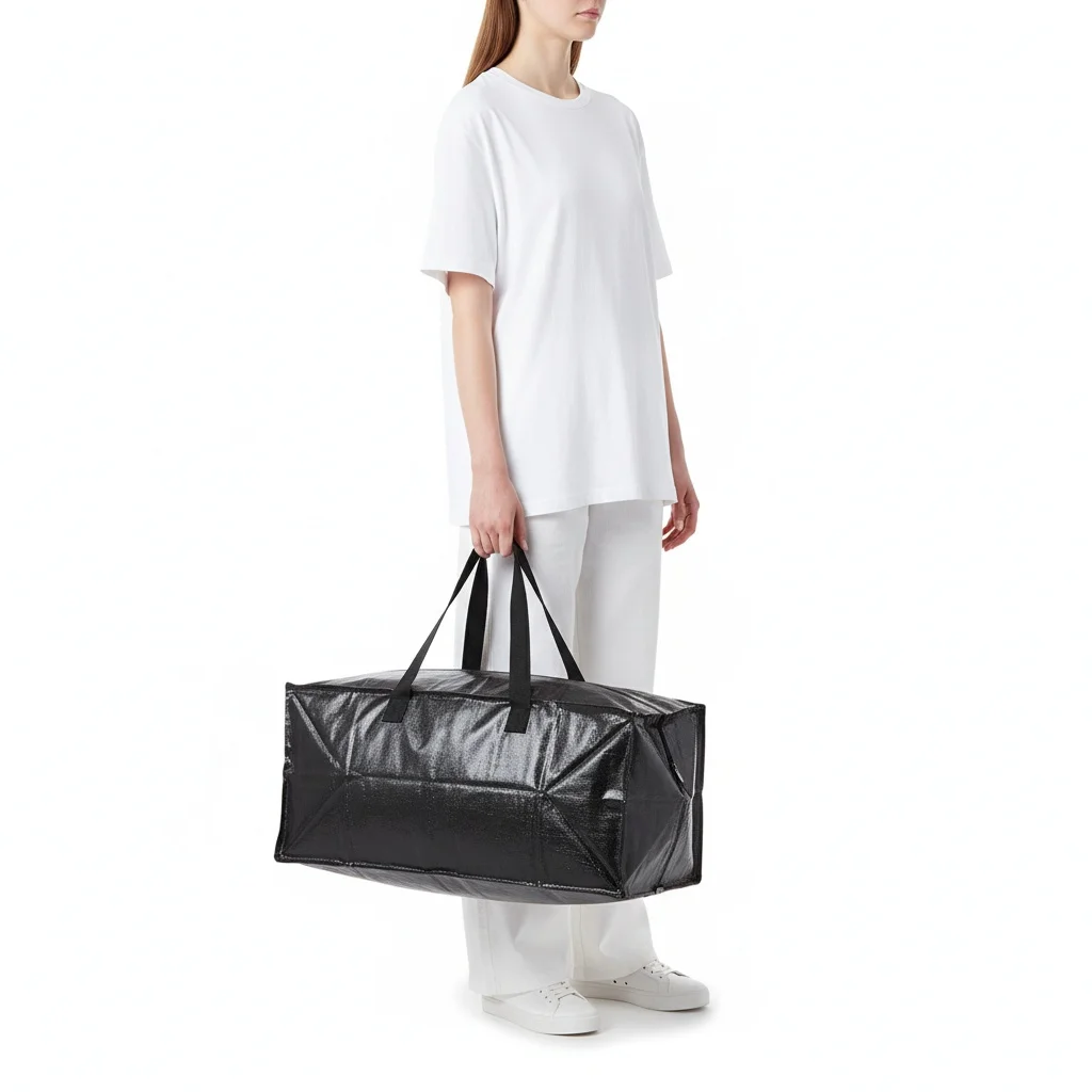 Customized Reusable Heavy Duty Moving Bag Extra Large Capacity Waterproof PP Woven Storage Bags for Shopping