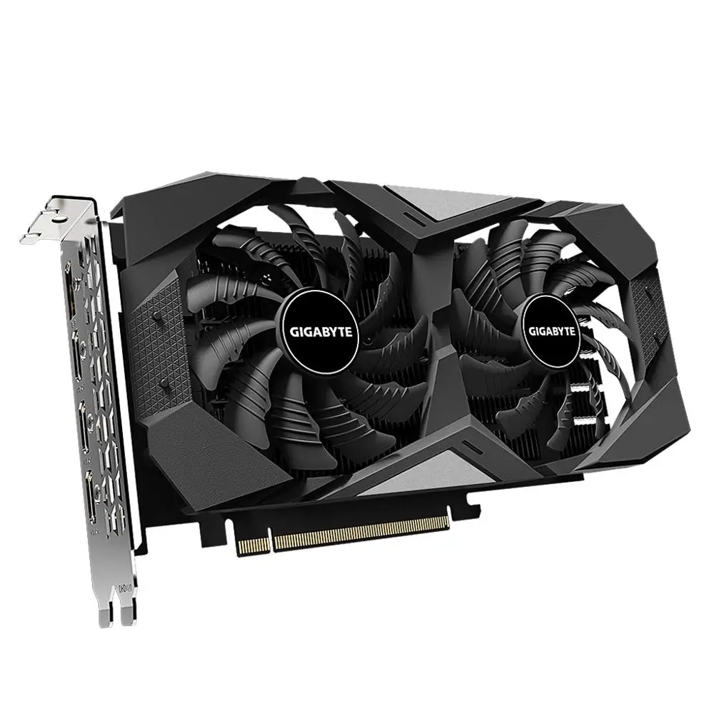 Игровая Видеокарта GIGABYTE NVIDIA GTX 1650 WINDFORCE 4G с 4Гб GDDR5 128-битным интерфейсом памяти (GV-N1650WF2-4GD)