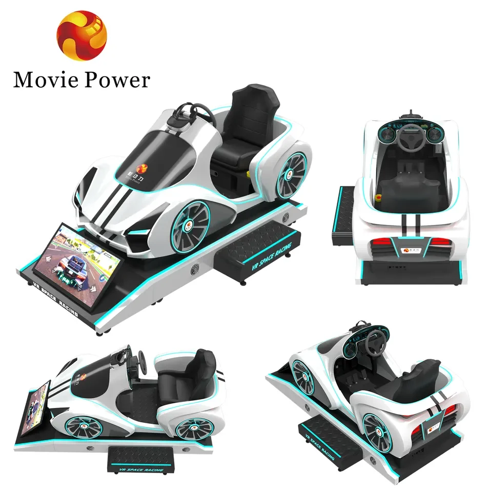 Vr Coin Racing Car Simulator Dynamic Driving Simulator Entertainment Park Vr Theme Park 9D Vr Racing Game Machine