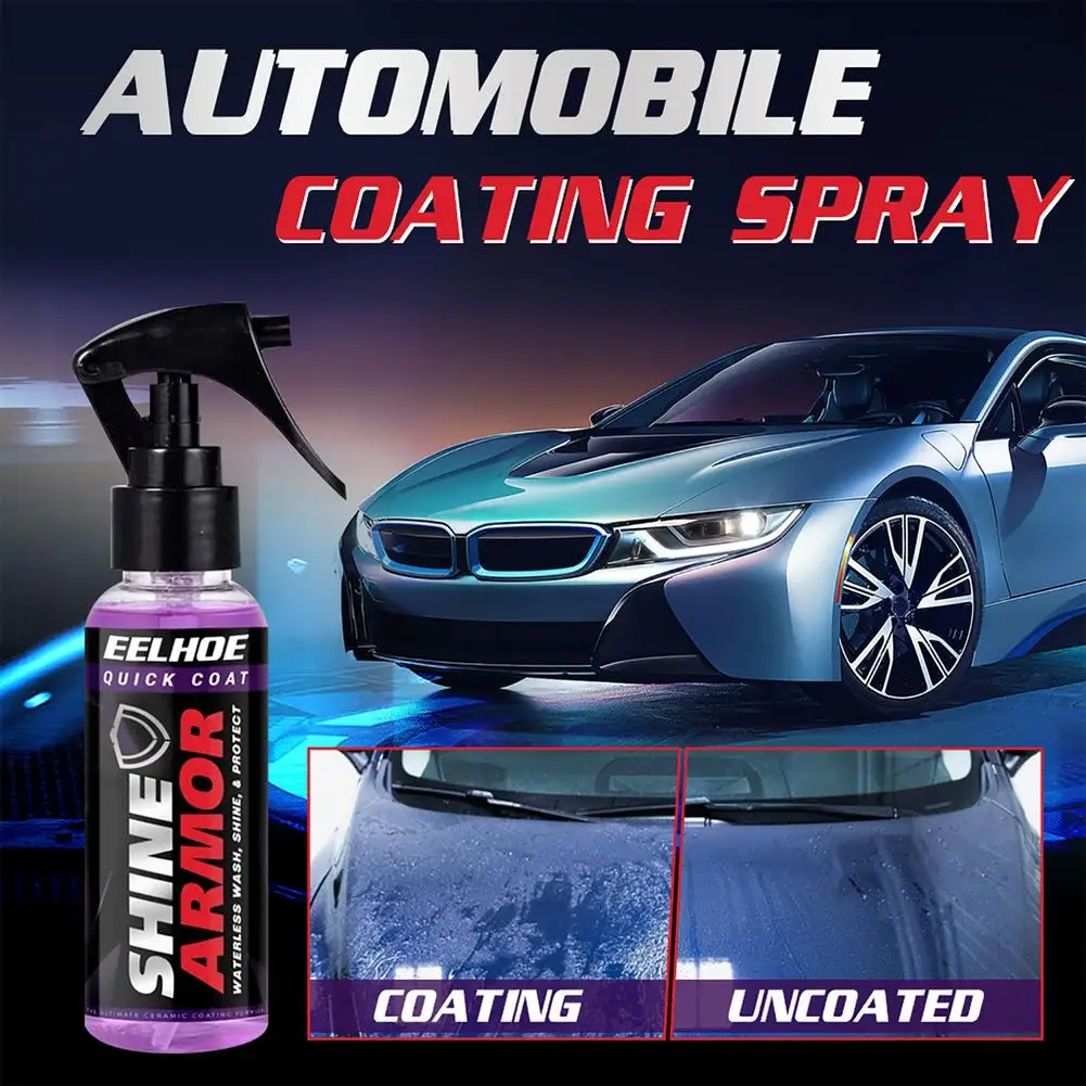 30/100ml Armor Ceramic Car Wash Quick Coat Polish Sealer Spray Car Nano  Ceramic Coating Polishing Spraying Wax Scratch Repair