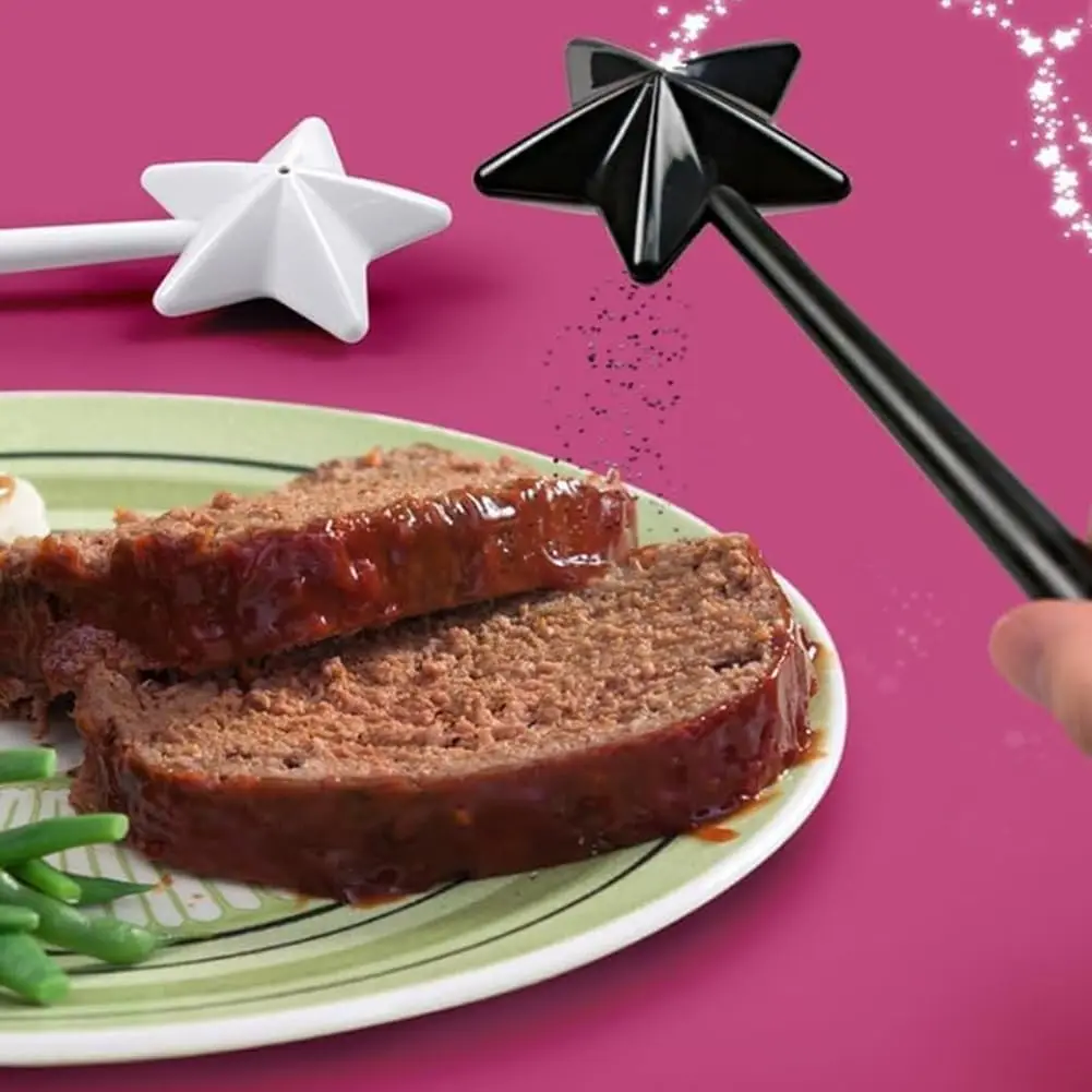 Baguette Magique Sel Et Poivre 2 Pièces Salières à Épices, Salière Et Poivrière Baguette Magique, Shaker à Épices, Salières à Épices Avec Trous Pour La Décoration De Table, Fournitures De Cuisine Pour