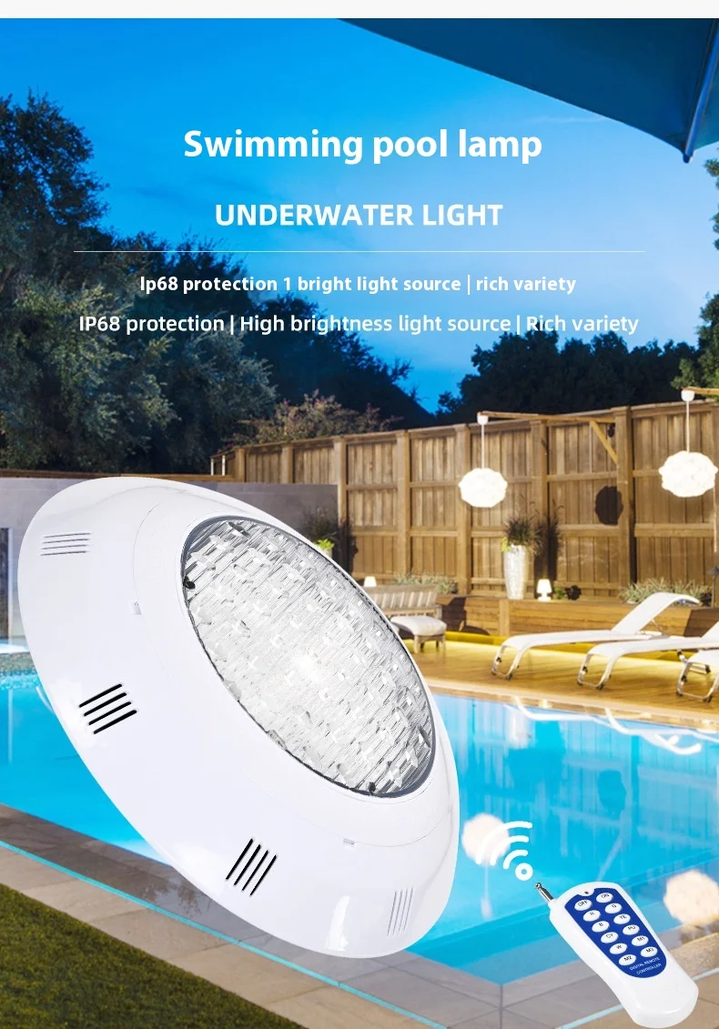 15W Colorful LED Pool Lights ABS Waterproof IP68 for 12V 24V Hot ...