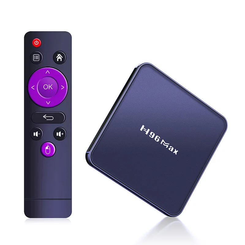 H96 MAX V12 Android 12 4K Set Top Box Rockchip RK3318 Smart Android TV Box