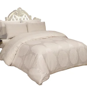 KOSMOS Fancy Design Luxury Jacquard Put Your logo Customized Bed Comforter Set