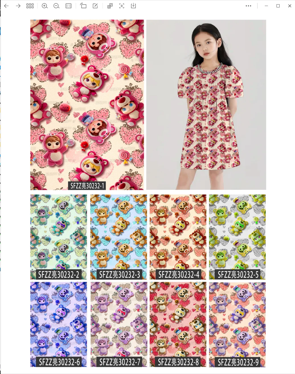100% Viscose Rayon Slub Fabric Elephant Digital Printing Textile Carton Design Spun Rayon Fabric for Child Summer Dress