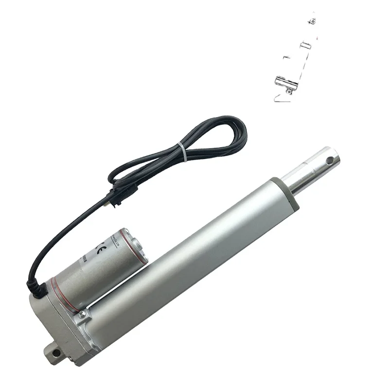 12V 24V Electric Window Straight Miniature Linear Actuator 150 Newton