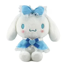 Hot Selling Cartoon Sanrioed Bow Melody Cloak Dress Kuromi Plush Doll Girl Birthday Gift Bouquet Plush Doll