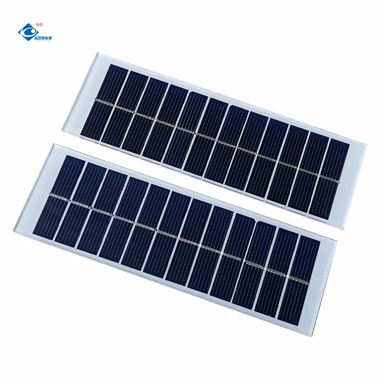 0.7W硬質ガラス積層型ソーラーパネル 6Vガラス積層型ソーラーパネル ZW