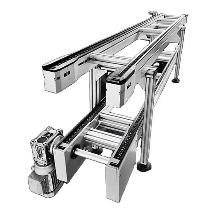 Factory Direct Customized High-Speed Automatic Production Line Dual Speed Chain Conveyor with Adjustable Tray Conveyor