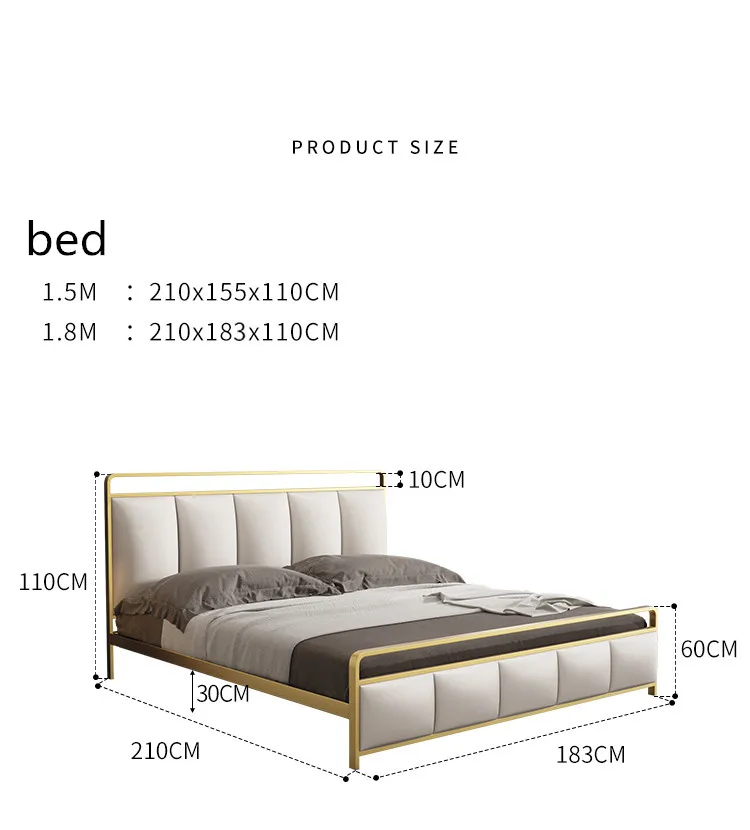 Modern design luxury large storage royal bed room furniture bedding set