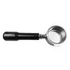 De'Longhi double-ear stainless steel black rubber handle