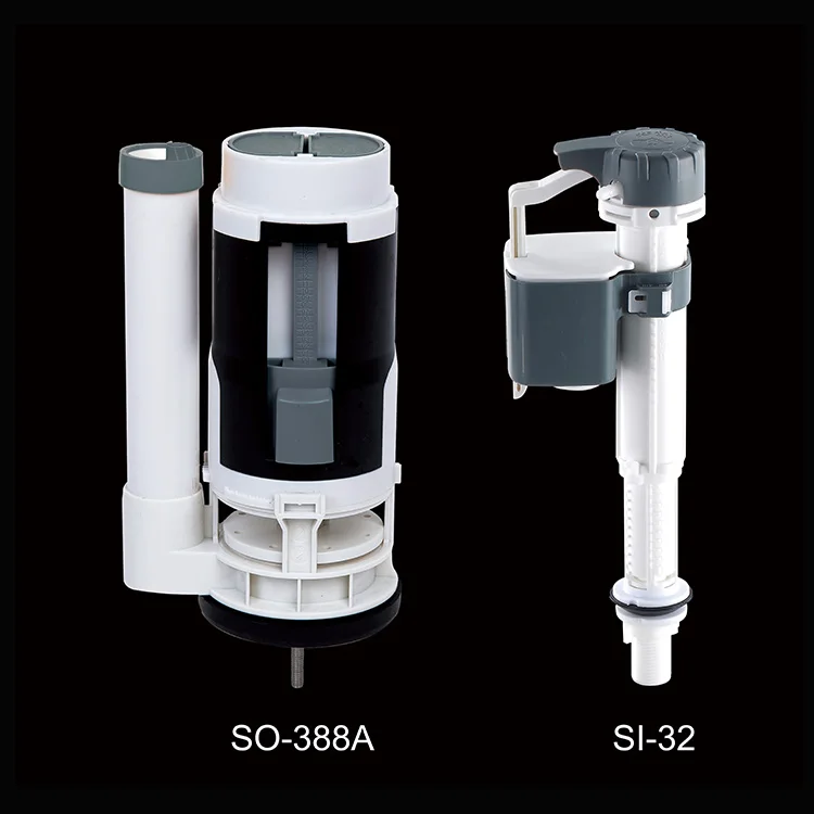 UPC CE  Toilet tank Cistern Fitting Button Press WATERMARK Dual Flush Valve