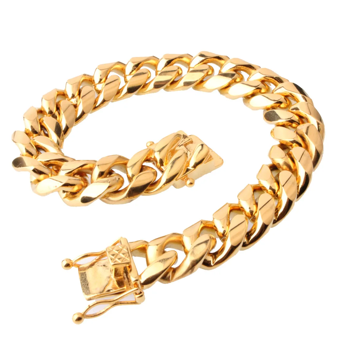 Chunky Charm Bracelets Bangles Jewelry 