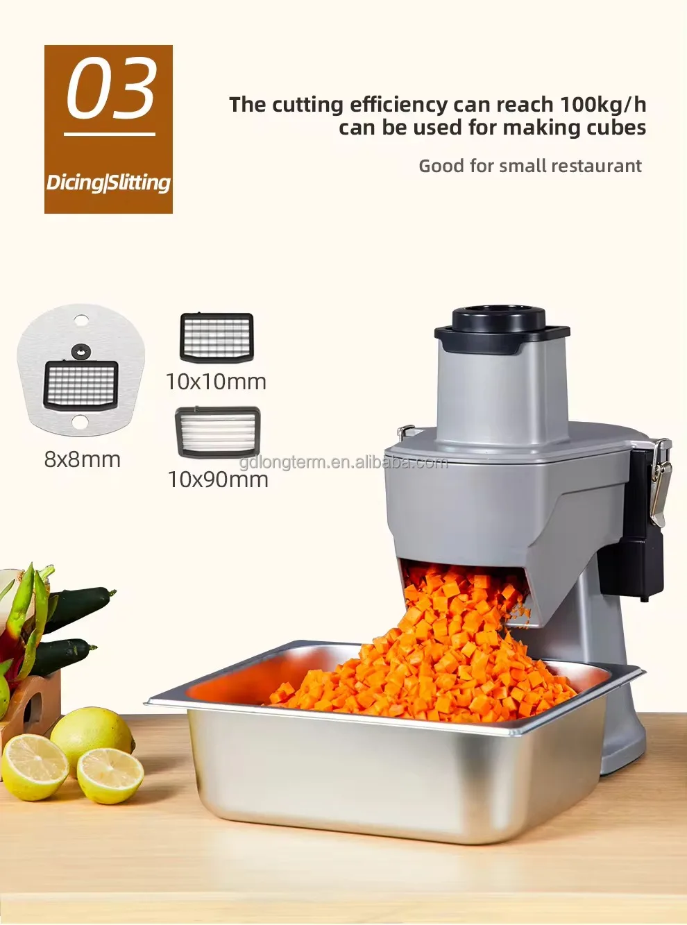 Electric Slicer Vegetable Chopper Portable 4 In 1 Potato Cutter French