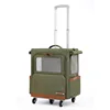 Zaino verde wilderness in edizione lusso con maniglia