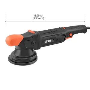 SPTA CP503-58-US 1100W 6 Speed Adjustable Forced Dual Action Polisher Car Care Polishing Tool Auto Detailing Polishers