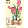68080-3d wooden puzzle-flower series