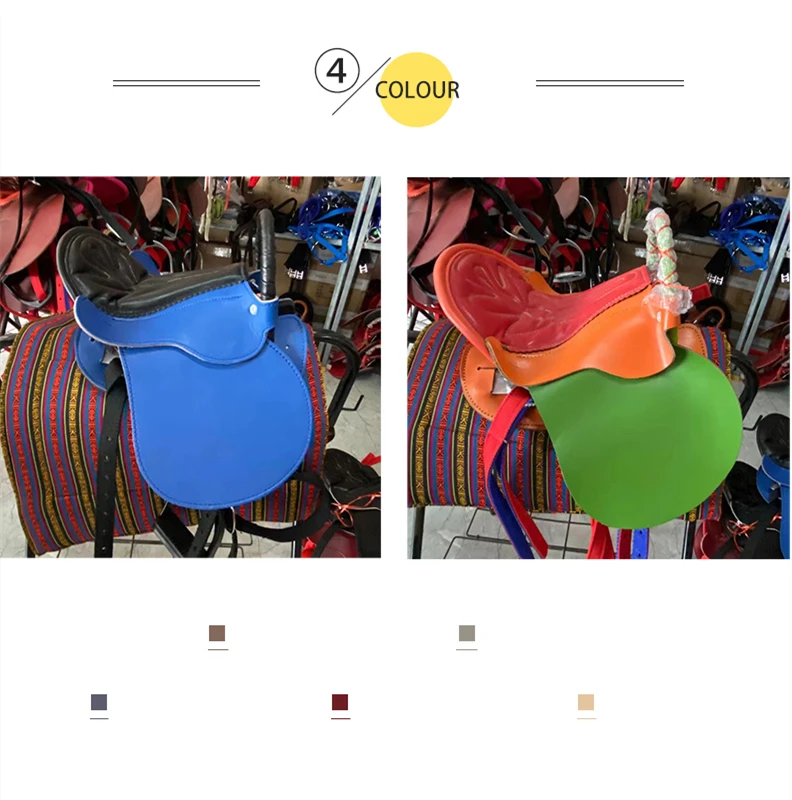 100 Genuine Leather Made Horse Saddle Western Saddle Comfortable