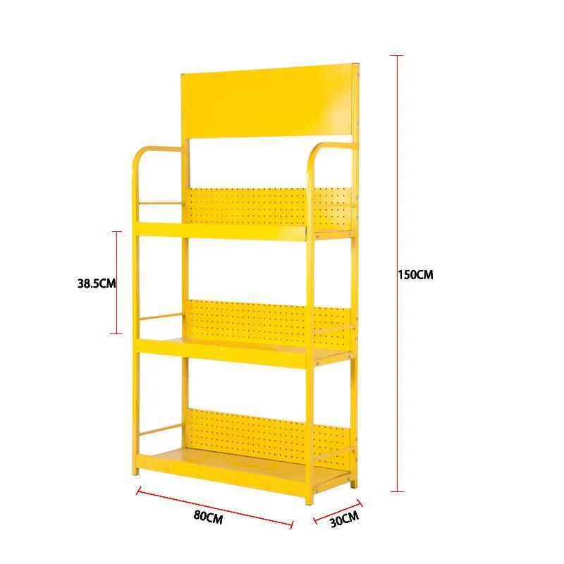 Supermarket Rack with Custom Logo Snack Display Rack for Grocery Retail Store Metal Storage Stand Shop Furniture