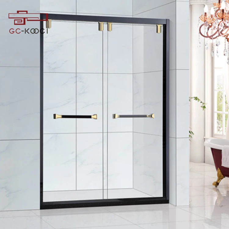 Sliding Shower Enclosure Cubicle Glass Tempered Glass Modern Shower Doors Hotel Straight Sector Polished 3D Model Design 3 Years