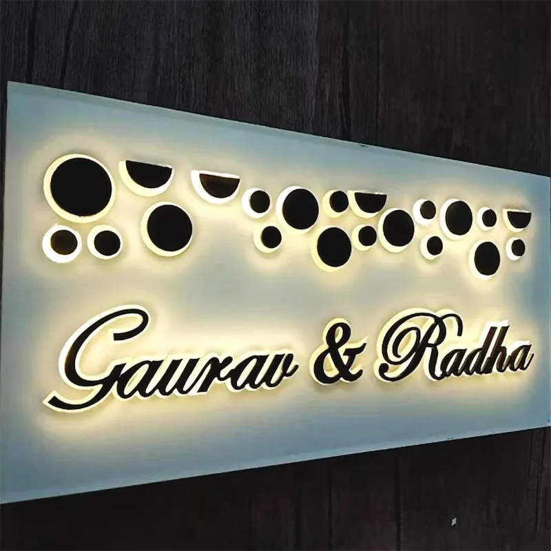Alibaba.com: Custom 3D metal LED channel letters with reverse lit ...