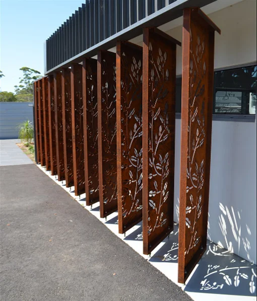 Custom Removable Folding Curtain Wall Panels Candle Screening Garden ...