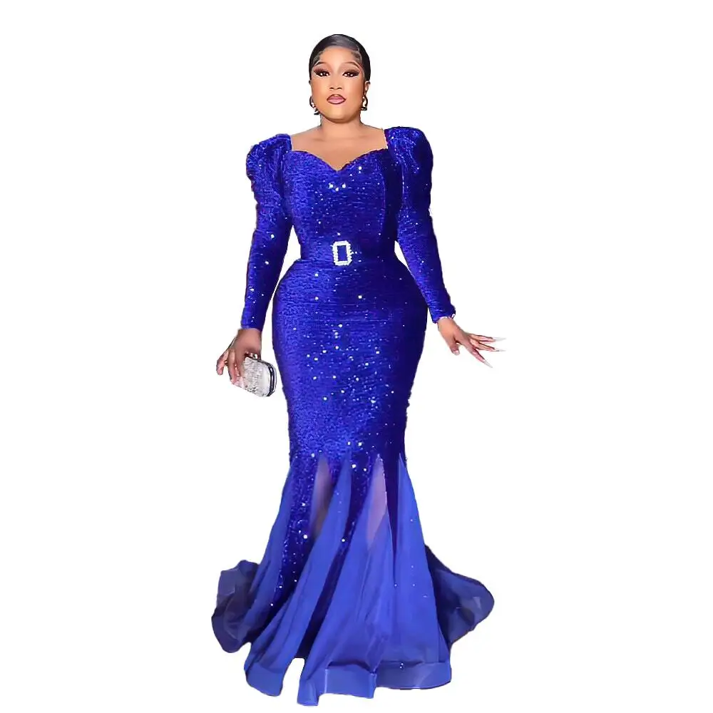 High Quality Ghana African Dresses Designs Sequin Gauze African Dinner Dresses High Resilience Fashion Dress African High Quality Ghana African Dresses Designs Sequin Gauze African Dinner Dresses High Resilience Fashion Dress African