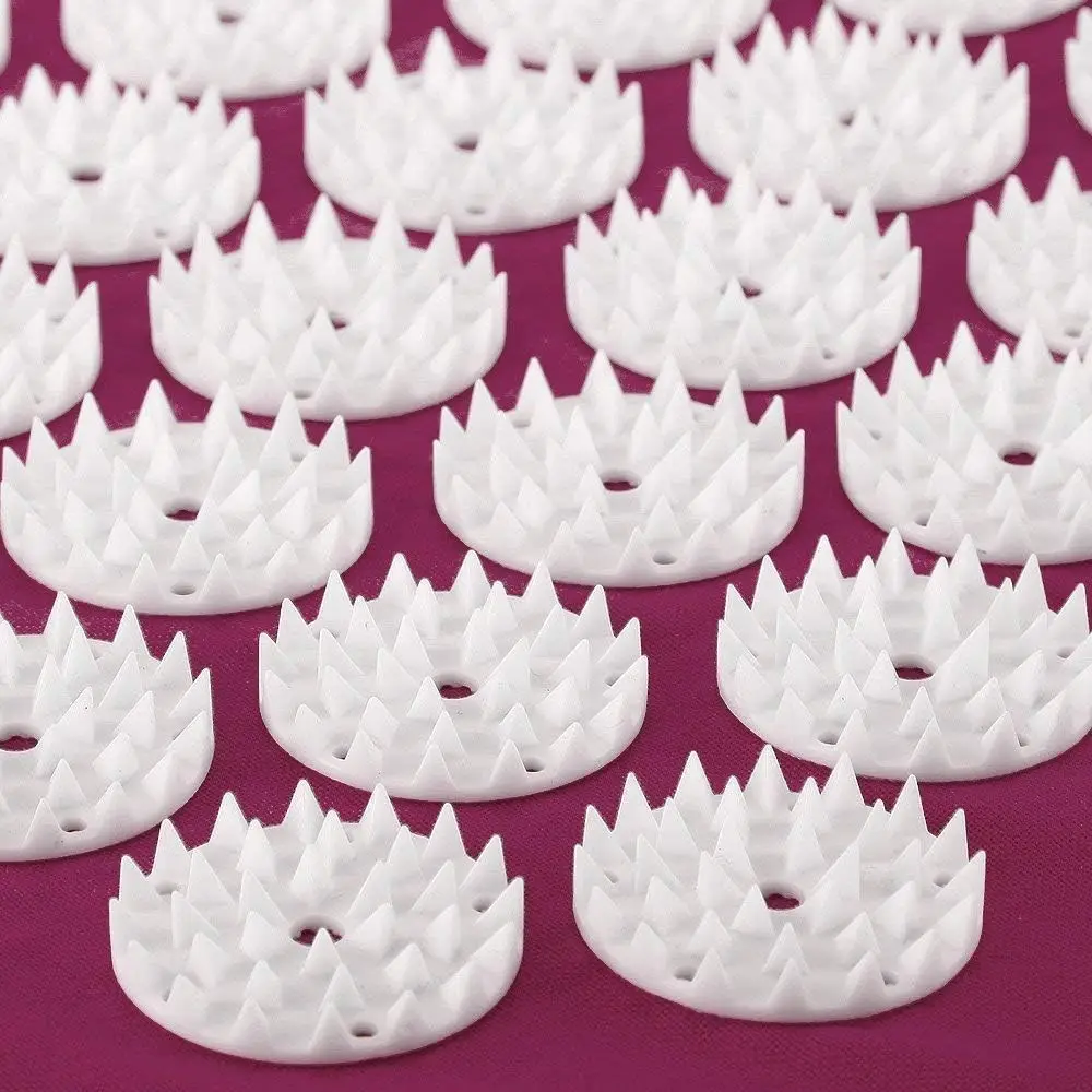 l0094 eco friendly yoga mat massage acupressure mat organic acupuncture foot mat and pillow sets for body health-3