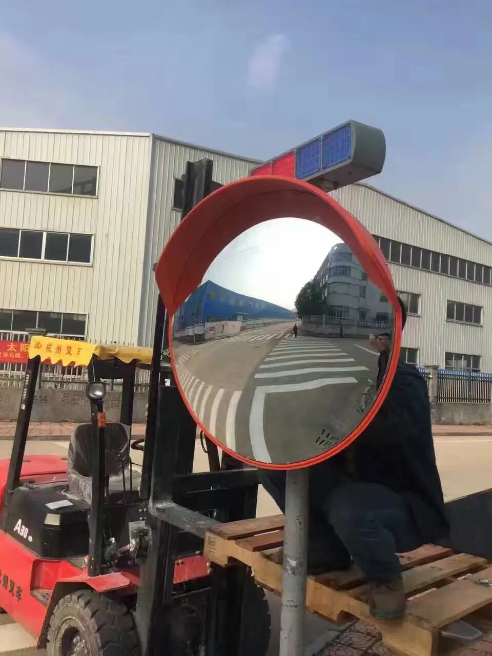 Чжэцзян заводская цена вогнутое зеркало 100 см выпуклое безопасности на заказ