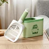 Juego de pala para arena para gatos de uva verde
