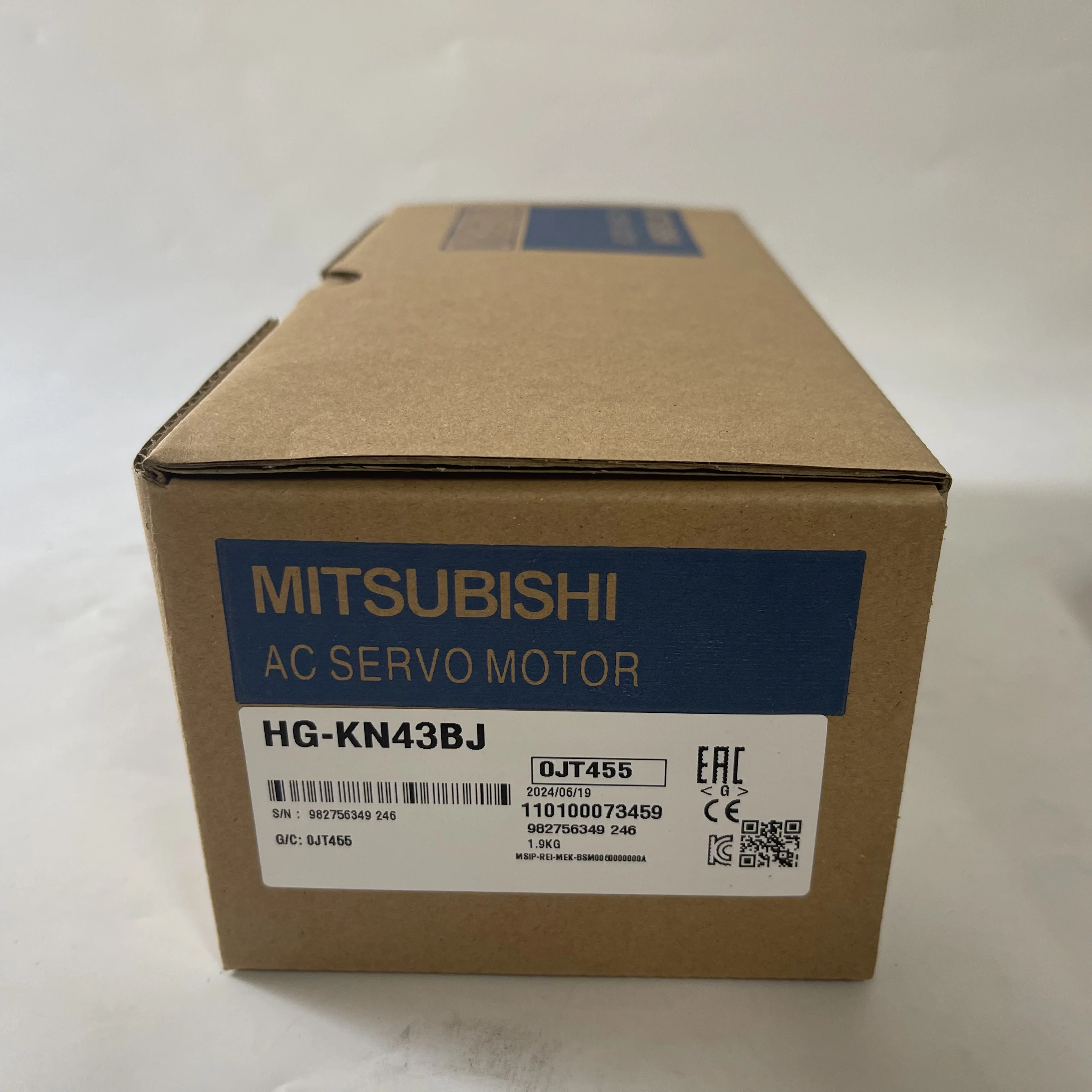 MITSUBISHI AC Servo Motor HG-KN43BJ