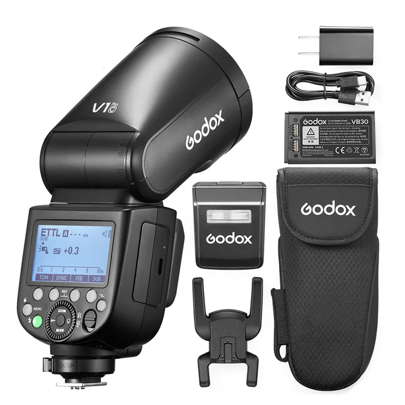 Godox V1 Pro V1pro-s/c/n/f/o Camera Flash Speedlite V1 Updated Version ...